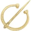Small Brass Cloak Pin