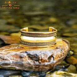 Brass Viking Cuff Bracelet – Medium -Chic Jewelry Store HW 701060 11