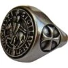 Knights Templar Seal Ring -Chic Jewelry Store ME 0315