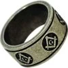Masonic Band Ring -Chic Jewelry Store ME 0321