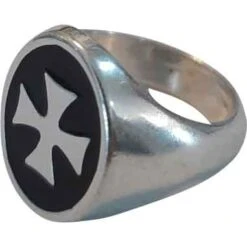Womens Black Templar Ring