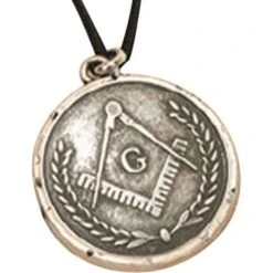 Masonic Square And Compass Necklace