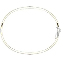 Sterling Silver Gold Trim Celtic Bangle -Chic Jewelry Store PS MBA211 3