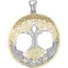 Gold And Silver Magnificent Tree Of Life Pendant -Chic Jewelry Store PS MPD3544
