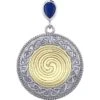 Silver And Gold Celtic Spiral Pendant -Chic Jewelry Store PS MPD4747
