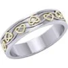 Silver Celtic Heart Knotwork Ring 1 Silver Celtic Heart Knotwork Ring -Chic Jewelry Store PS MRI1345
