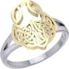 Silver And Gold Celtic Knotwork Ring -Chic Jewelry Store PS MRI1588