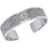 Silver Large Celtic Knotwork Cuff Bracelet -Chic Jewelry Store PS TBA209
