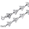 Silver Triquetra Knot Bracelet 2 Silver Triquetra Knot Bracelet -Chic Jewelry Store PS TBG065