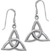 Silver Triquetra Earrings -Chic Jewelry Store PS TE128
