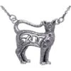 Celtic Cat Necklace With Knotwork -Chic Jewelry Store PS TNC049