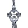 Celtic Cross And Irish Claddagh Pendant -Chic Jewelry Store PS TP1704