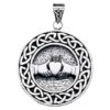 Claddagh With Celtic Knotwork Pendant -Chic Jewelry Store PS TP195