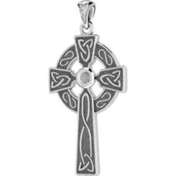 Celtic Cross Pendant With Birthstone -Chic Jewelry Store PS TP3252 9