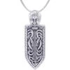 Sterling Silver Viking God Pendant