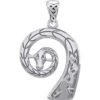 Silver Viking Ship Prow Pendant -Chic Jewelry Store PS TPD4393