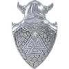 Silver Helmet And Valknut Shield Pendant 1 Silver Helmet And Valknut Shield Pendant -Chic Jewelry Store PS TPD4395