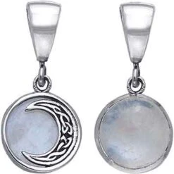 Magick Moon Silver Flip Pendant