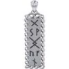 Sterling Silver Runes Of Woden Pendant 2 Sterling Silver Runes Of Woden Pendant -Chic Jewelry Store PS TPD5027