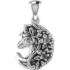 Sterling Silver Unicorn Moon Pendant 2 Sterling Silver Unicorn Moon Pendant -Chic Jewelry Store PS TPD5406