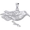Silver Celtic Raven Pendant -Chic Jewelry Store PS TPD5731