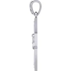 Celtic Cross And Heart Silver Pendant 7 Celtic Cross And Heart Silver Pendant -Chic Jewelry Store PS TPD5973 2