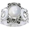 Silver Moon Ring 2 Silver Moon Ring -Chic Jewelry Store PS TR3785 1