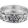 Celtic Dragons Silver Ring -Chic Jewelry Store PS TR842 1