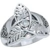 Silver Triad Of The Druids Ring -Chic Jewelry Store PS TRI1018 1