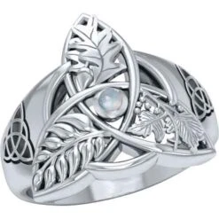 Silver Triad Of The Druids Ring