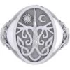 Sterling Silver Tree Of Life Signet Ring -Chic Jewelry Store PS TRI1967
