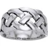 Woven Silver Ring 1 Woven Silver Ring -Chic Jewelry Store PS TRI533 1