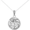 Silver Celestial Tree Of Life Necklace