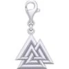 Silver Viking Valknut Clip Charm -Chic Jewelry Store PS TWC166