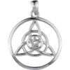 White Bronze Druid Amulet Pendant 2 White Bronze Druid Amulet Pendant -Chic Jewelry Store PS WZPD133 1