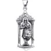 White Bronze Templar Knight Pendant -Chic Jewelry Store PS WZPD488