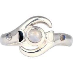 White Bronze Lunar Tides Ring -Chic Jewelry Store PS WZRI054 RM 1