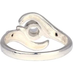 White Bronze Lunar Tides Ring -Chic Jewelry Store PS WZRI054 RM 4