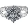 White Bronze Green Man Ring 2 White Bronze Green Man Ring -Chic Jewelry Store PS WZRI174 1
