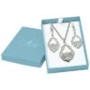 White Bronze Celtic Knot Jewelry Set -Chic Jewelry Store PS WZSET11