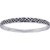 White Bronze Celtic Knotwork Bangle Bracelet -Chic Jewelry Store PS WZTBG035