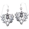 Scottish Thistle Dangle Earrings -Chic Jewelry Store PS WZTE2874