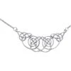 White Bronze Celtic Spiral Knot Necklace 2 White Bronze Celtic Spiral Knot Necklace -Chic Jewelry Store PS WZTN002