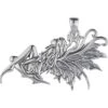 White Bronze Daydreaming Fairy Pendant 1 White Bronze Daydreaming Fairy Pendant -Chic Jewelry Store PS WZTP1666 1
