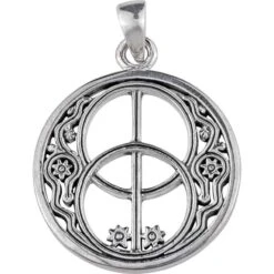 White Bronze Chalice Well Pendant