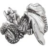 White Bronze Dragon Wrap Ring -Chic Jewelry Store PS WZTR1504 1