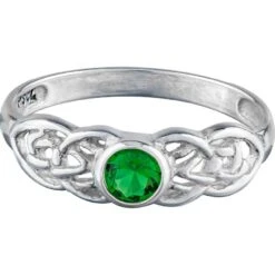Celtic Knot Round Gemstone Ring -Chic Jewelry Store PS WZTR1742 EM