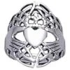 Celtic Knotwork Claddagh Ring 2 Celtic Knotwork Claddagh Ring -Chic Jewelry Store PS WZTR666