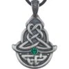 Celtic Emerald Necklace -Chic Jewelry Store SC2376 1