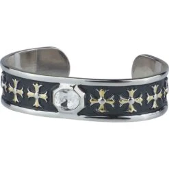 Fleur Cross Bracelet -Chic Jewelry Store SC2503 2